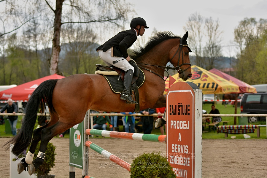 Skoková soutěž stupně „ZL“, bez rozeskakování