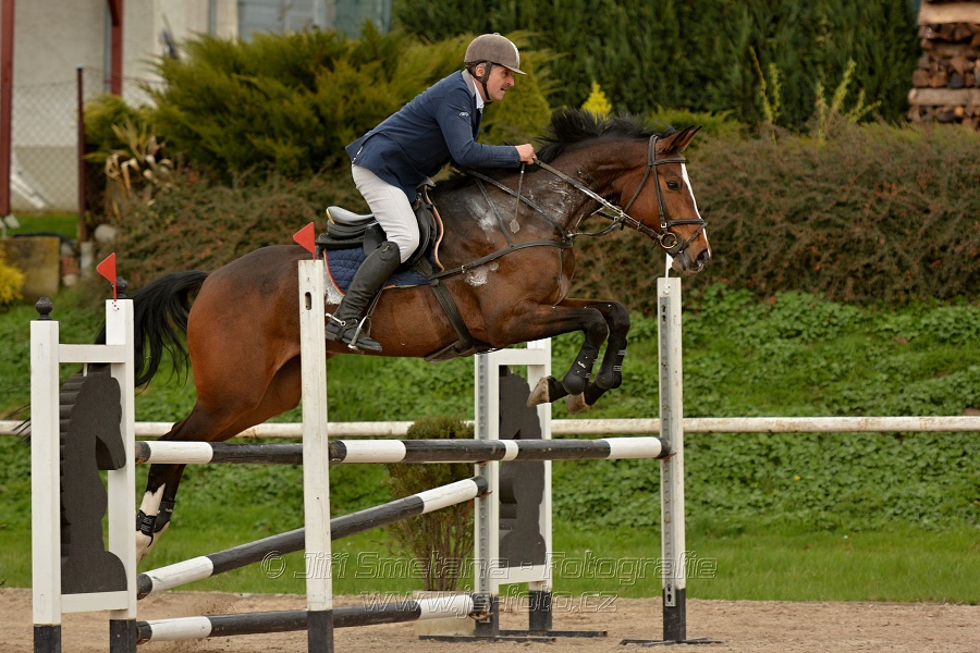 Skoková soutěž stupně „ZL“, bez rozeskakování