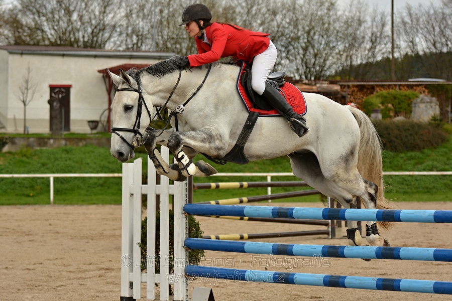 Skoková soutěž stupně „ZL“, bez rozeskakování