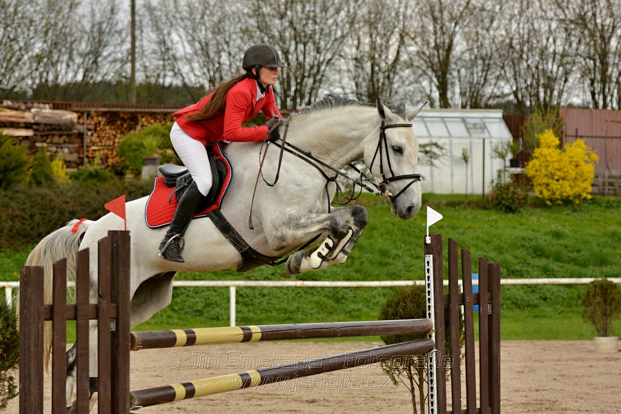 Skoková soutěž stupně „ZL“, bez rozeskakování
