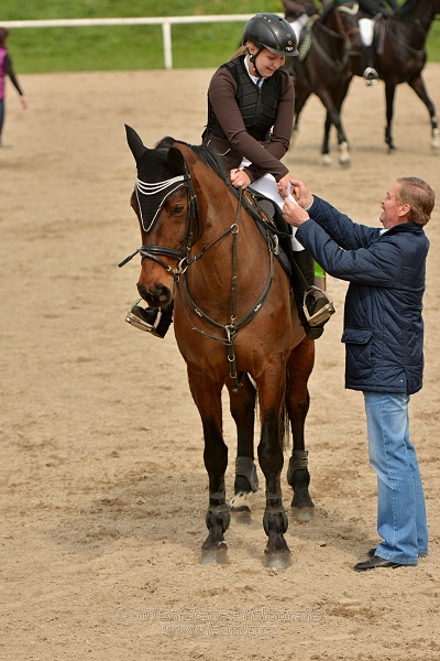 Skoková soutěž stupně „ZL“, bez rozeskakování