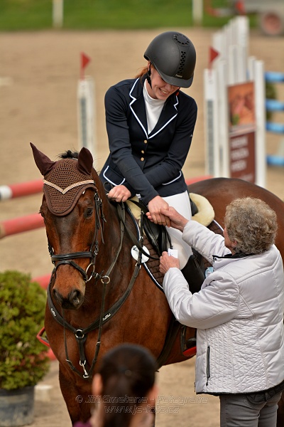 Skoková soutěž stupně „ZL“, bez rozeskakování