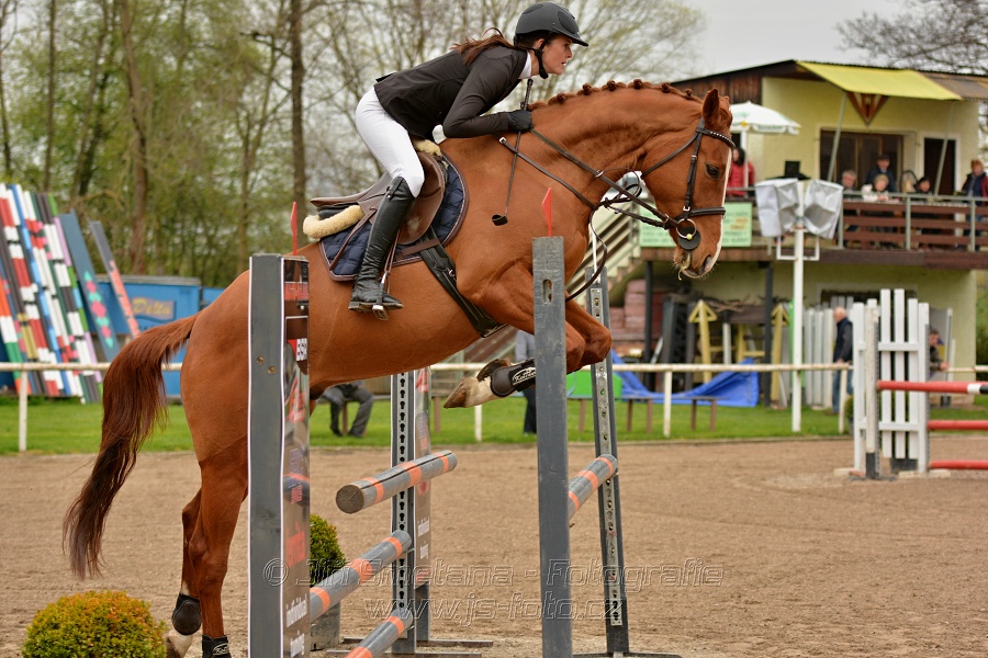 Skoková soutěž „Stupňovaná obtížnost do 100 cm“