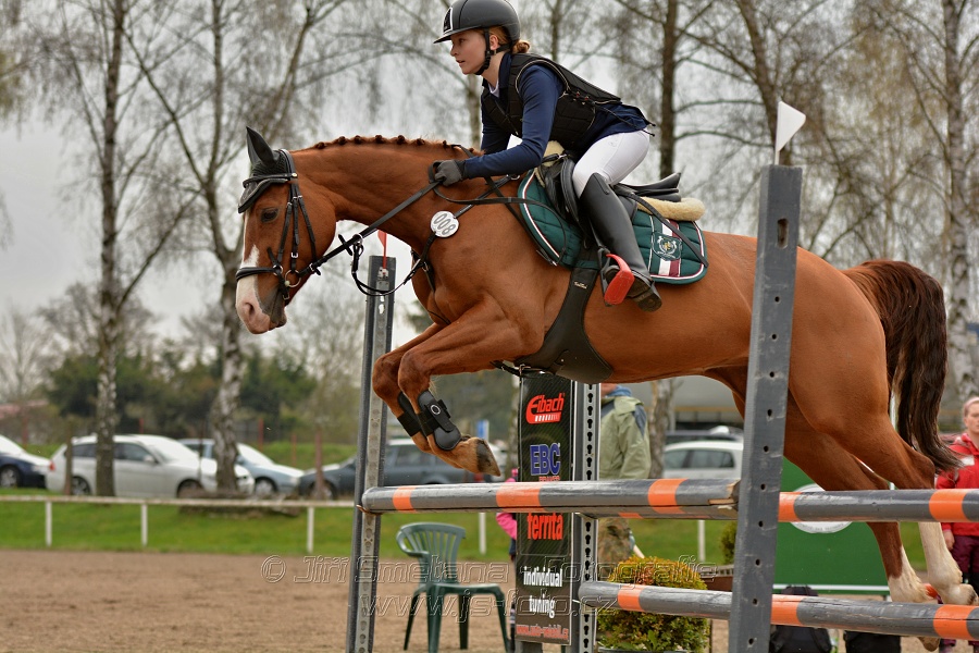 Skoková soutěž „Stupňovaná obtížnost do 100 cm“