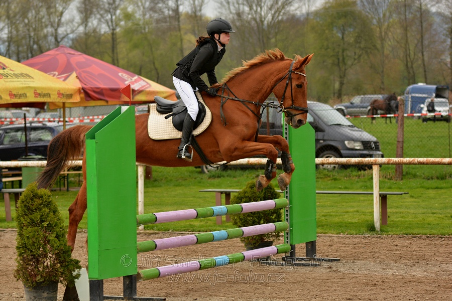 Skoková soutěž „Stupňovaná obtížnost do 100 cm“