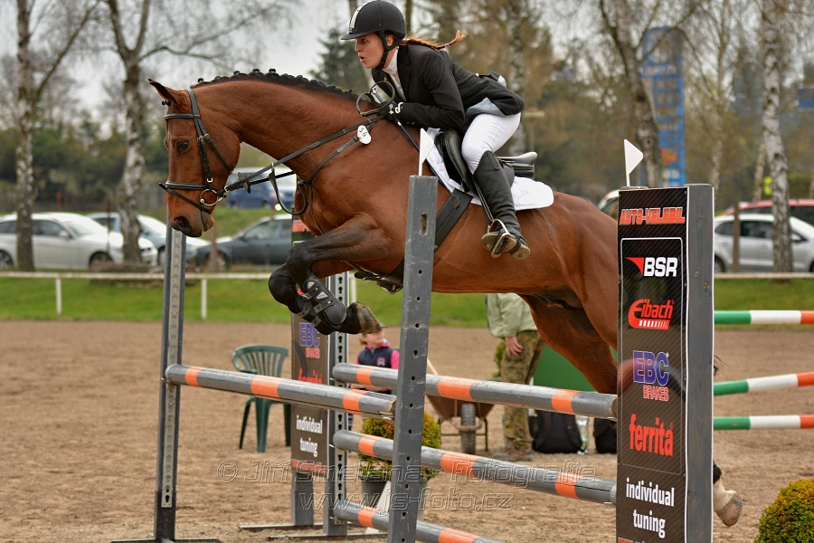 Skoková soutěž „Stupňovaná obtížnost do 100 cm“