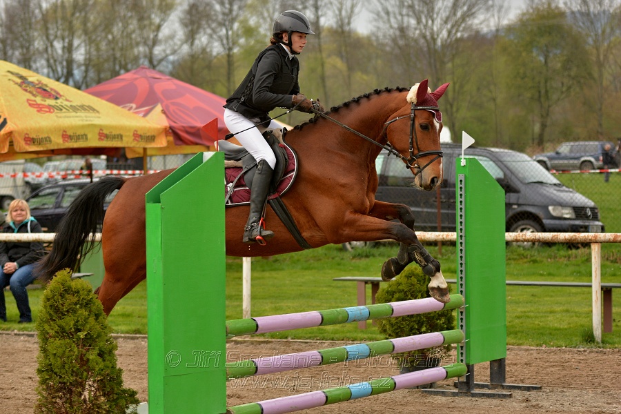Skoková soutěž „Stupňovaná obtížnost do 100 cm“