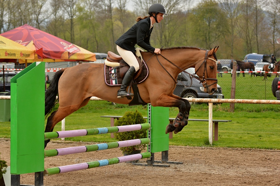 Skoková soutěž „Stupňovaná obtížnost do 100 cm“