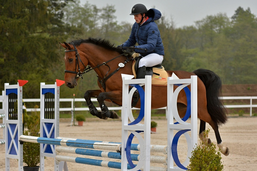 Skoková soutěž Stupňováná obtížnost do 100 cm