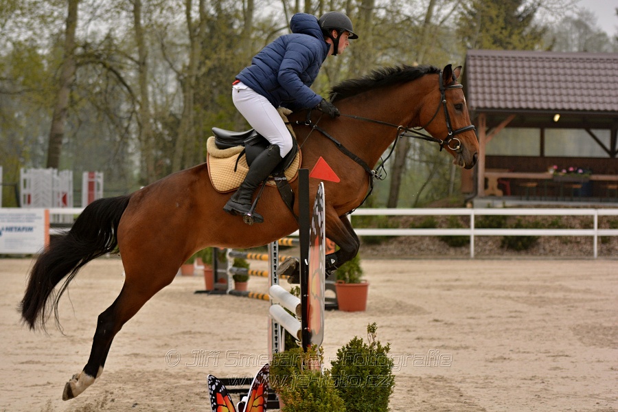 Skoková soutěž Stupňováná obtížnost do 100 cm