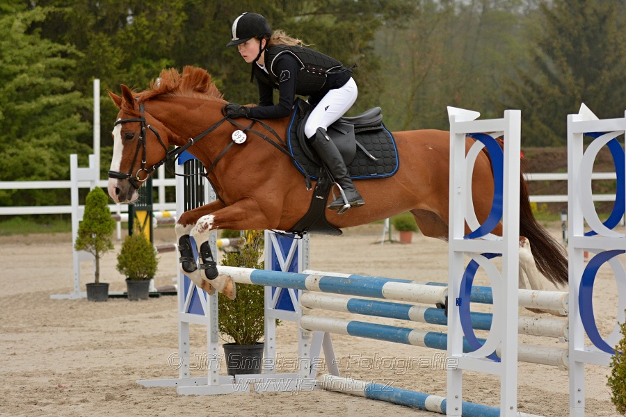 Skoková soutěž Stupňováná obtížnost do 100 cm