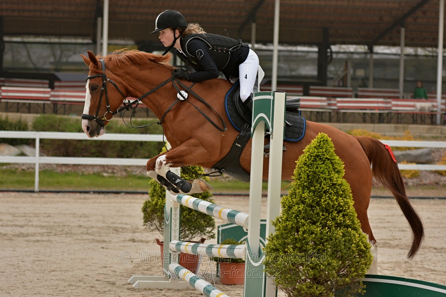 Skoková soutěž Stupňováná obtížnost do 100 cm