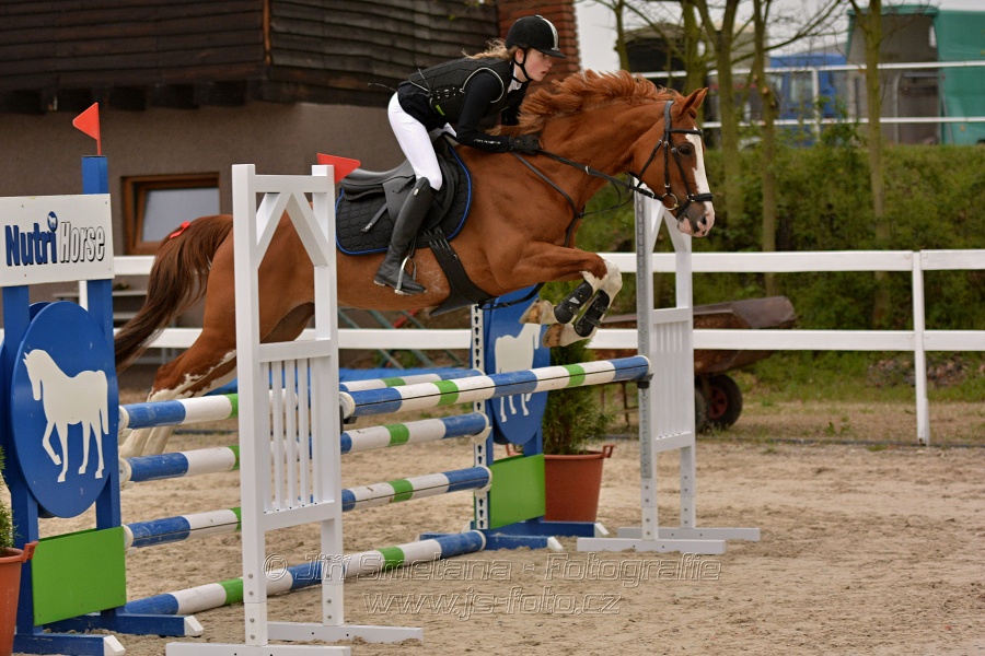 Skoková soutěž Stupňováná obtížnost do 100 cm