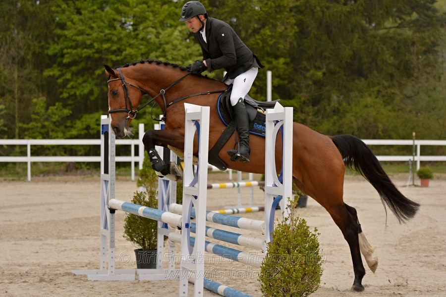 Skoková soutěž Stupňováná obtížnost do 100 cm