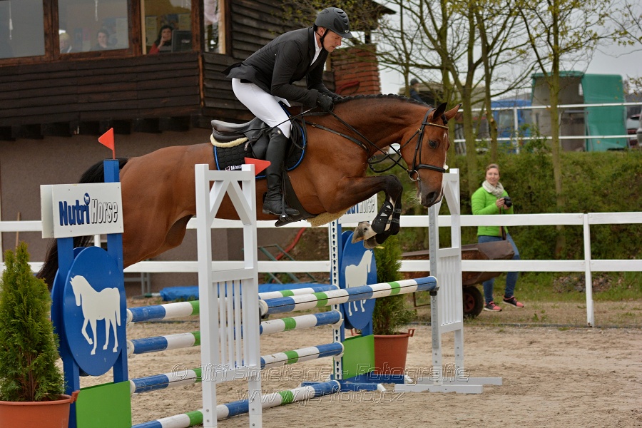 Skoková soutěž Stupňováná obtížnost do 100 cm