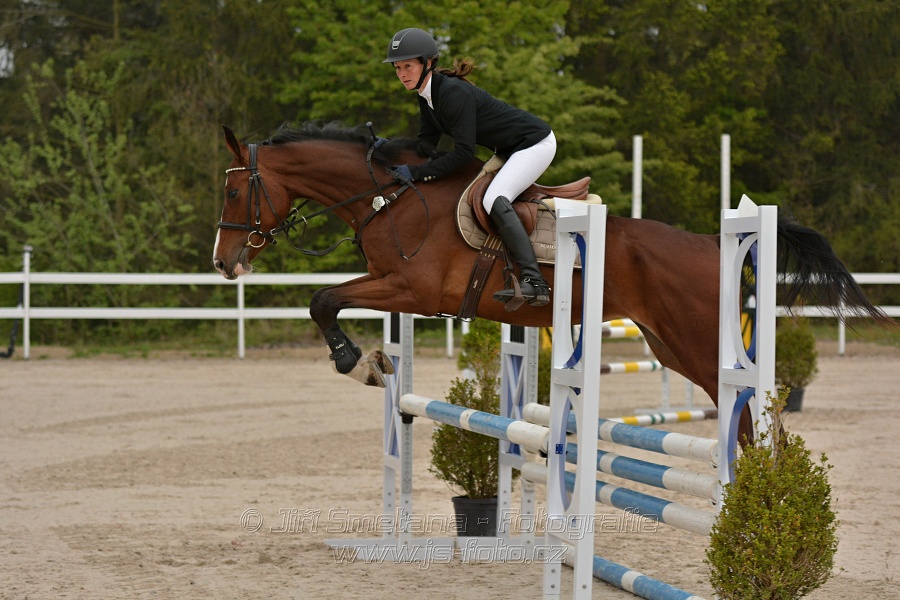 Skoková soutěž Stupňováná obtížnost do 100 cm