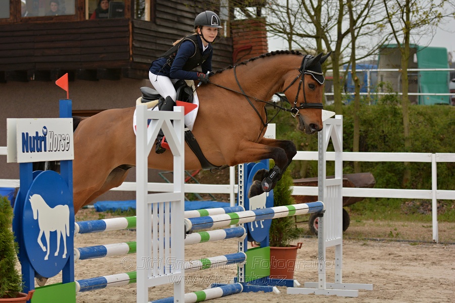 Skoková soutěž Stupňováná obtížnost do 100 cm
