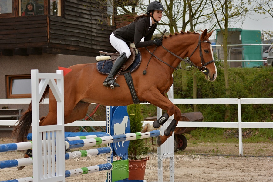 Skoková soutěž Stupňováná obtížnost do 100 cm
