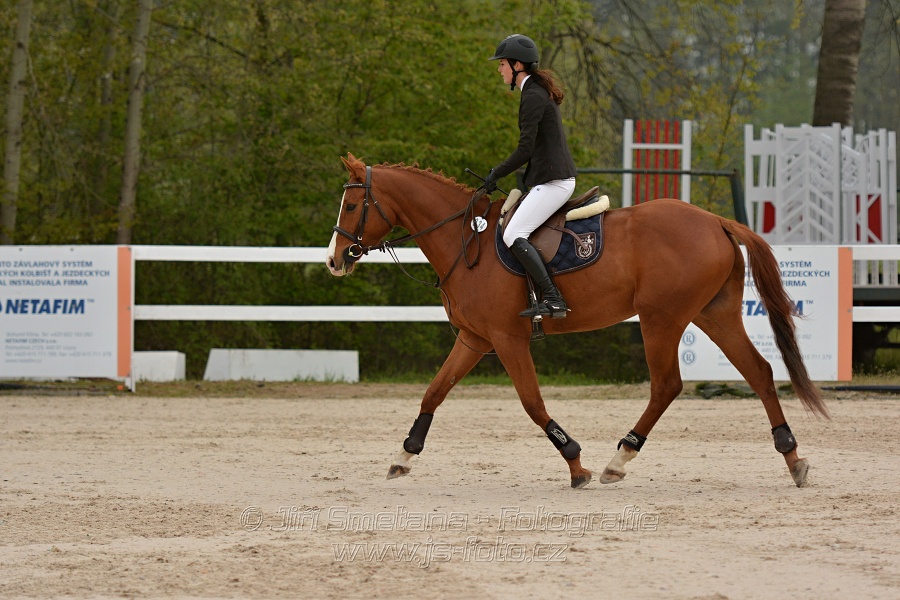 Skoková soutěž Stupňováná obtížnost do 100 cm