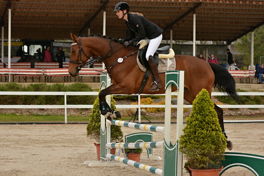 Skoková soutěž Stupňováná obtížnost do 100 cm