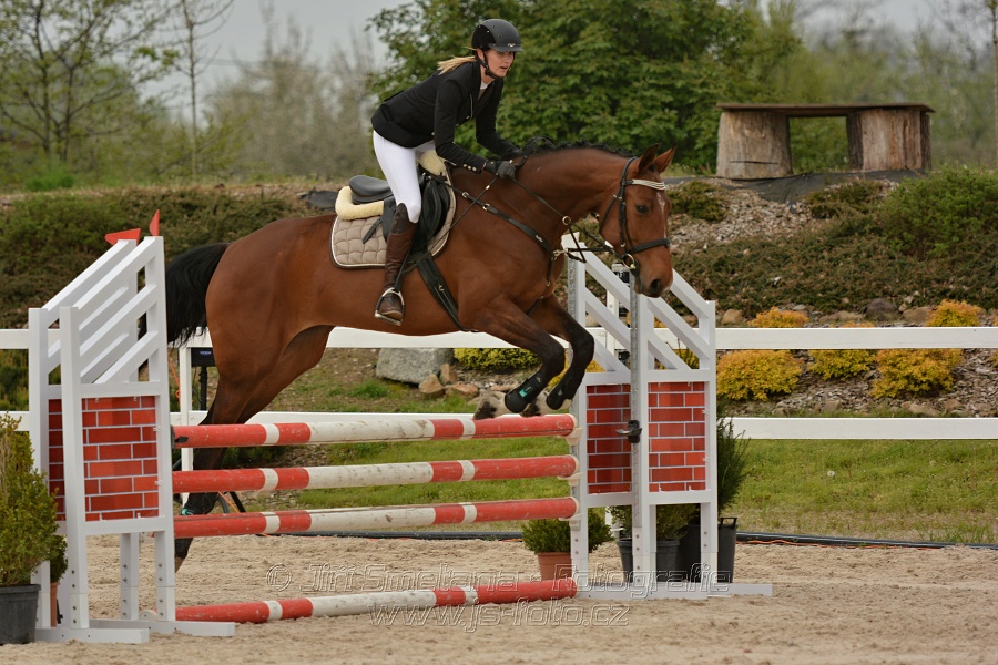 Skoková soutěž Stupňováná obtížnost do 100 cm