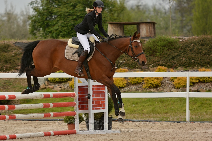 Skoková soutěž Stupňováná obtížnost do 100 cm