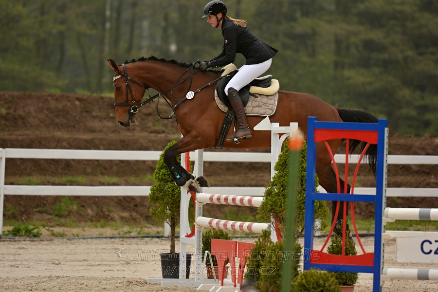 Skoková soutěž Stupňováná obtížnost do 100 cm