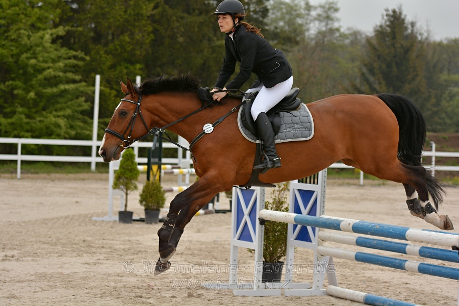 Skoková soutěž Stupňováná obtížnost do 100 cm