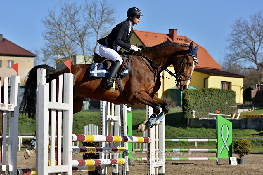 Skoková soutěž „Stupňovaná obtížnost do 100 cm“